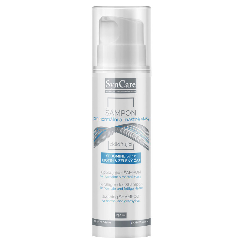 SYNCARE SHAMPOOderm šampon pro normální a mastné vlasy zklidňující 250 ml SYNCARE SHAMPOOderm šampon pro normální a mastné vlasy zklidňující 250 ml