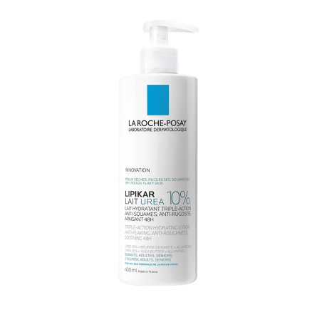 LA ROCHE-POSAY Lipikar 10% Urea tělové mléko 400 ml