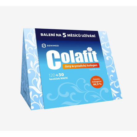 COLAFIT čistý krystalický kolagen 120+30 kostiček