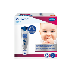 VEROVAL Baby bezdotykový infračervený teploměr stříbrný