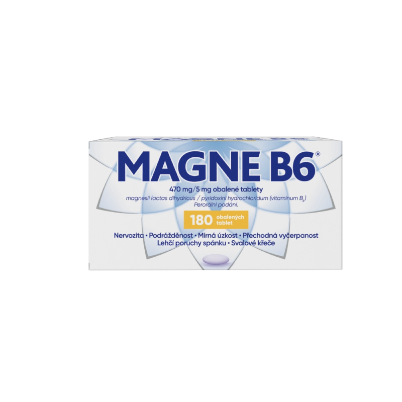 MAGNE B6 470 mg/5 mg 180 tablet