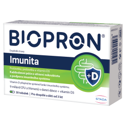 BIOPRON Imunita s vitaminem D3 30 tobolek