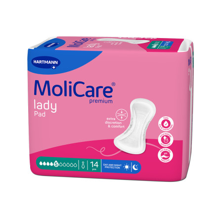 MoliCare Premium Lady 5 kapek inkontinenční vložky 14kusů