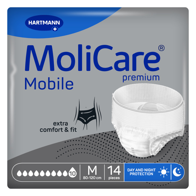 MOLICARE Mobile 10 kapek M inkontinenční kalhotky 14 ks