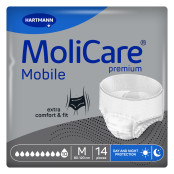 MOLICARE Mobile 10 kapek M inkontinenční kalhotky 14 ks