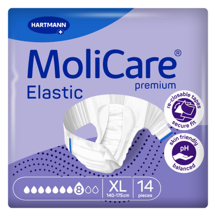 MOLICARE Elastic 8 kapek XL inkontinenční kalhotky 14 ks