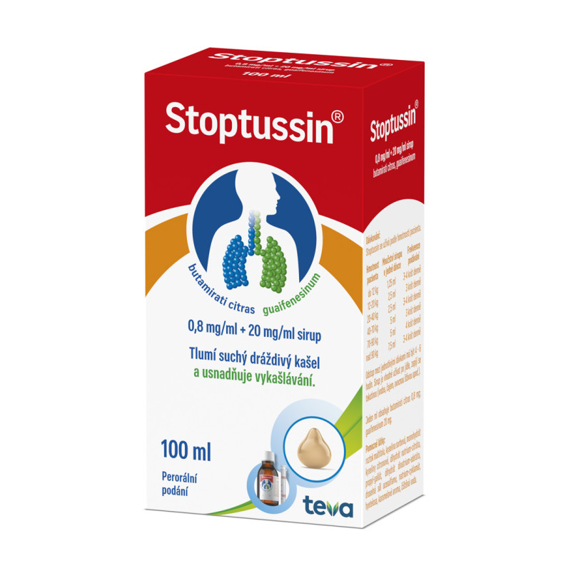 STOPTUSSIN sirup 100 ml STOPTUSSIN sirup 100 ml