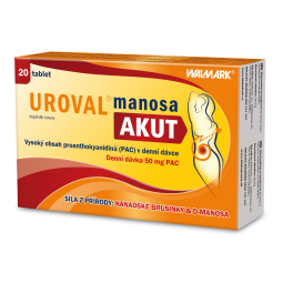 UROVAL Manosa akut 20 tablet