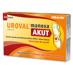 UROVAL Manosa akut 10 tablet
