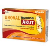 UROVAL Manosa akut 10 tablet