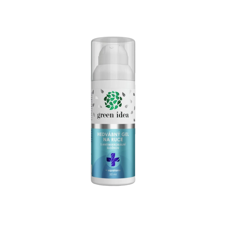 GREEN IDEA Hedvábný gel na ruce 50 ml