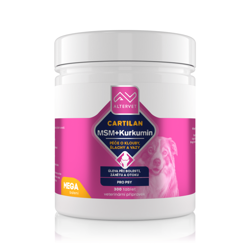 ALTERVET CARTILAN MSM + Kurkumin MEGA 300 tablet ALTERVET CARTILAN MSM + Kurkumin MEGA 300 tablet