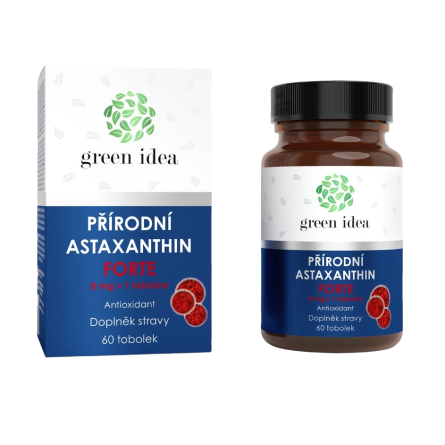 GREEN IDEA Přírodní Astaxanthin forte 60 tobolek