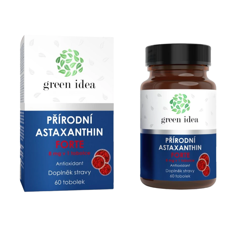 GREEN IDEA Přírodní Astaxanthin forte 60 tobolek