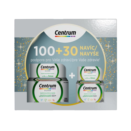 CENTRUM Silver 100+30 tablet dárkové balení