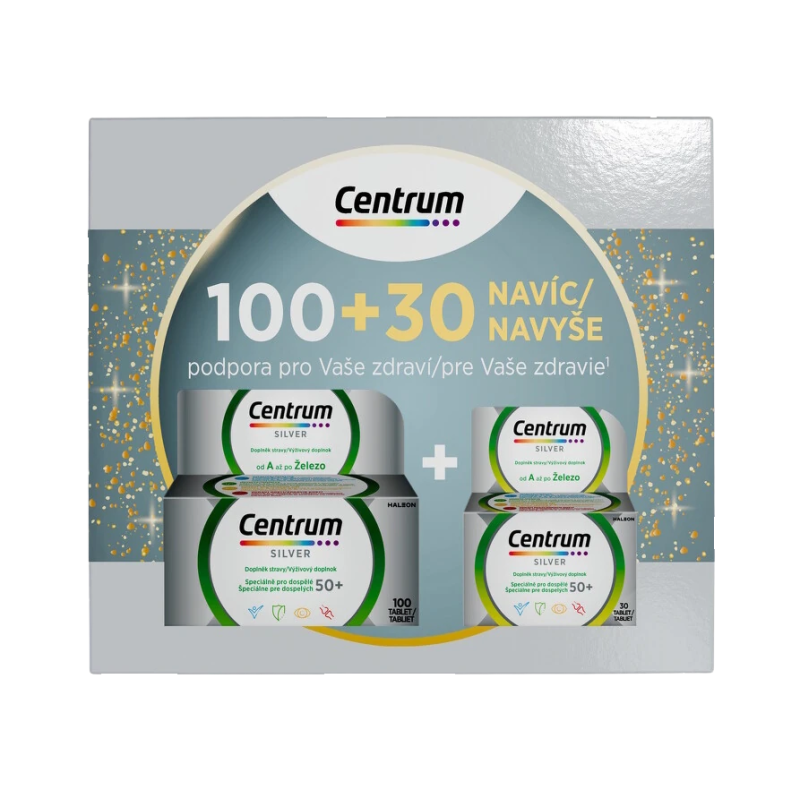 CENTRUM Silver 100+30 tablet dárkové balení