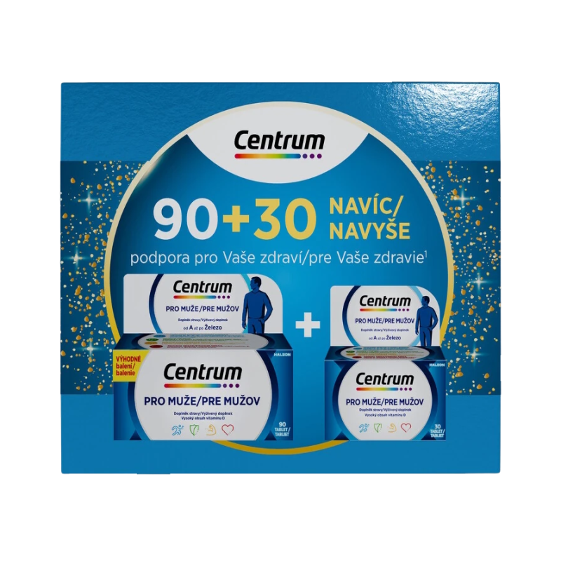 CENTRUM pro muže 90+30 tablet dárkové balení