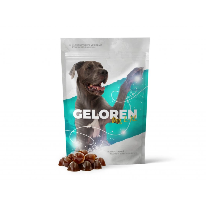 GELOREN Dog L-XL kloubní výživa 60 ks želé