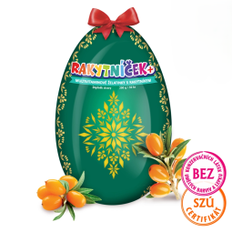 RAKYTNÍČEK+ želatinky s rakytníkem TYRKYSOVÉ VEJCE 2026 50 ks