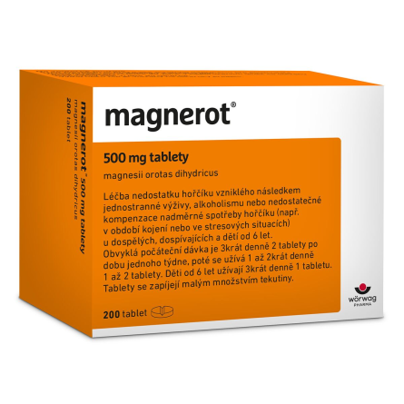 MAGNEROT 500 mg 200 tablet