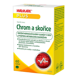 WALMARK Chrom a skořice 60 tablet