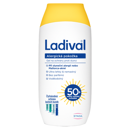 LADIVAL ALERGICKÁ POKOŽKA OF 50+ GEL 200 ml