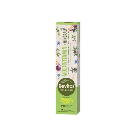 REVITAL Botanicals Multivitamin+minerály 20 šumivých tablet