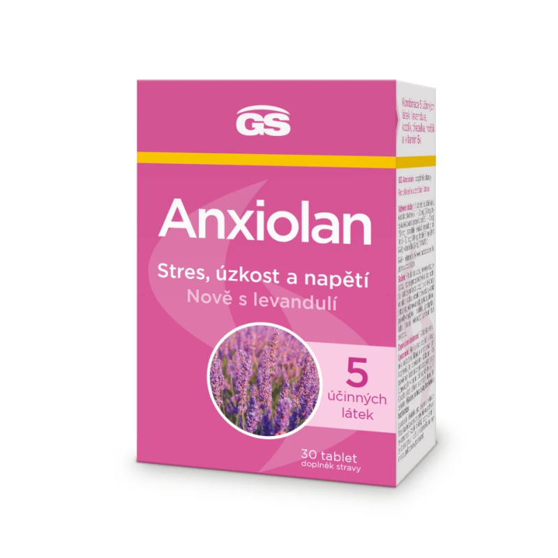 GS Anxiolan s levandulí 30 tablet