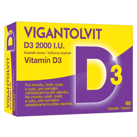 VIGANTOLVIT D3 2000 I.U. 60 tobolek