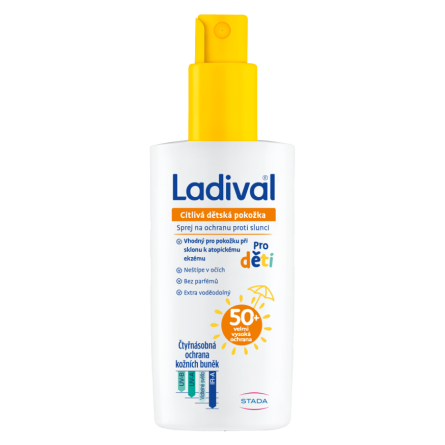 LADIVAL CITLIVÁ DĚTSKÁ POKOŽKA OF 50+ sprej 150 ml