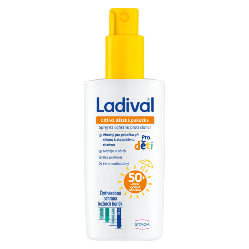 LADIVAL CITLIVÁ DĚTSKÁ POKOŽKA OF 50+ sprej 150 ml