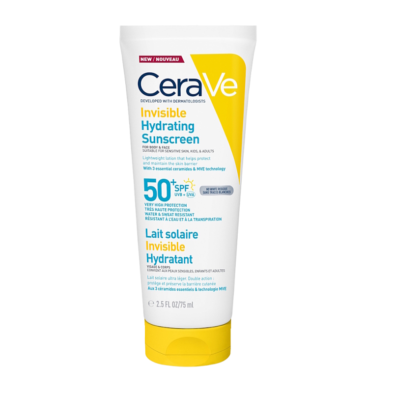 CERAVE Hydratační opalovací mléko SPF 50+ 75 ml