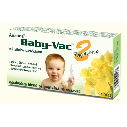 Arianna Baby-Vac 2 odsávačka hlenů s čisticím kartáčkem
