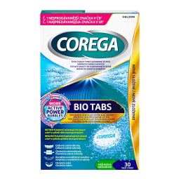 Corega BIO tabs Antibakteriální čisticí tablety 30 ks