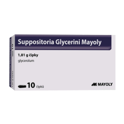SUPPOSITORIA GLYCERINI Mayoly 1,81 g 10 čípků