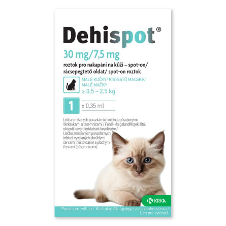 Dehispot 30 mg/7,5 mg spot-on 1x0,35 ml