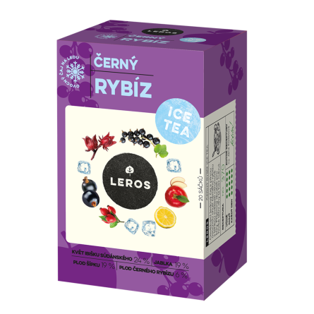 LEROS Ice Tea černý rybíz 20x2 g