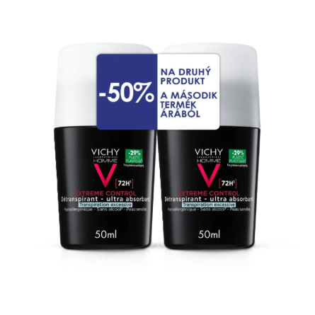 VICHY Homme Extreme Control Antiperspirant 2x50 ml