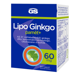 GS Lipo Ginkgo paměť+ 60 mg 60 kapslí