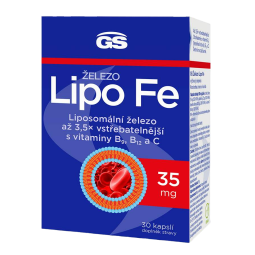 GS Lipo Fe Železo 30 kapslí