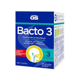 GS Bacto 3 Orální probiotika 20 pastilek