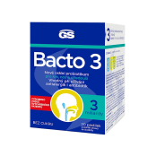 GS Bacto 3 Orální probiotika 20 pastilek