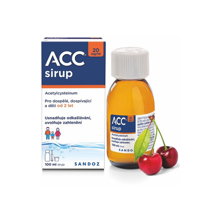 ACC 20 mg/ml sirup 100 ml ACC 20 mg/ml sirup 100 ml