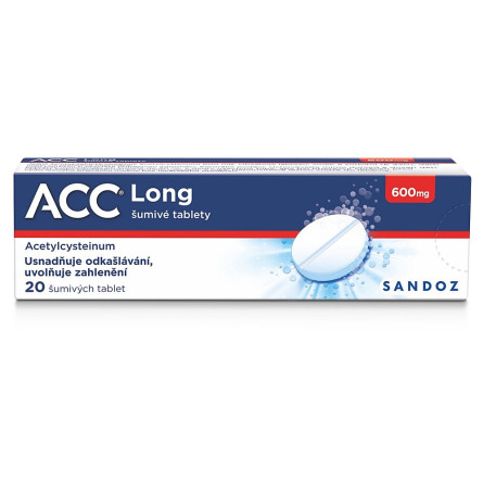 ACC Long 600 mg 20 šumivých tablet
