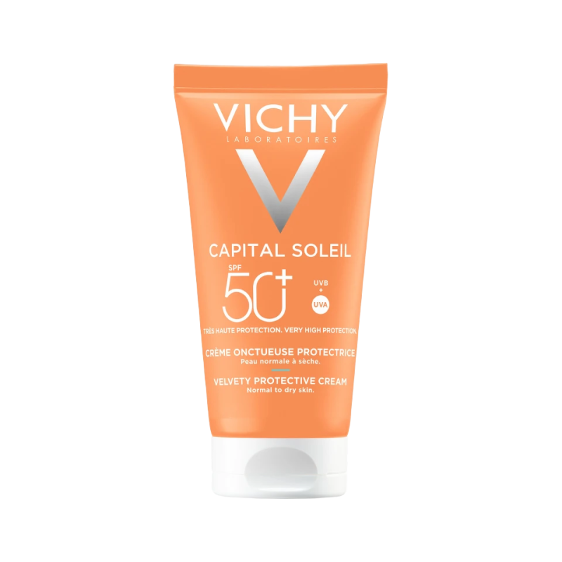 VICHY Capital Soleil SPF 50+ Ochranný krém pro sametově jemnou pleť 50 ml