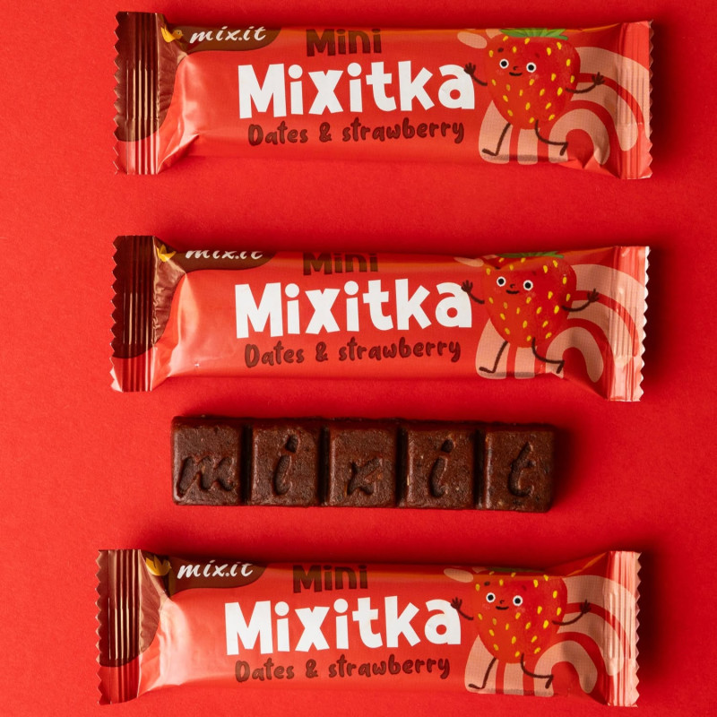 MIXIT Mini Mixitka Datle & Jahoda 27 g MIXIT Mini Mixitka Datle & Jahoda 27 g
