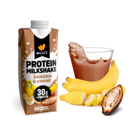 MIXIT Protein Milkshake Banán & kakao 330 ml MIXIT Protein Milkshake Banán & kakao 330 ml