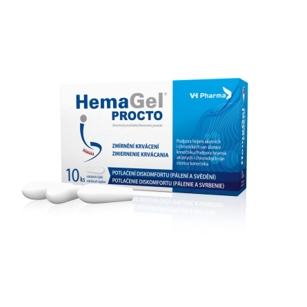 Hemagel procto čípky 10 ks