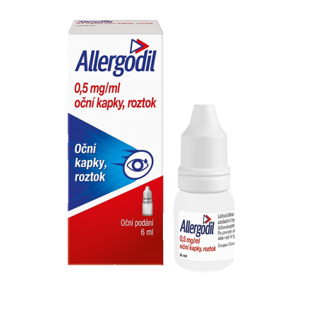 ALLERGODIL 0,5 mg/ml oční kapky 6 ml