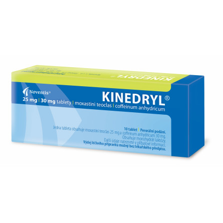 KINEDRYL 25 mg/30 mg 10 tablet